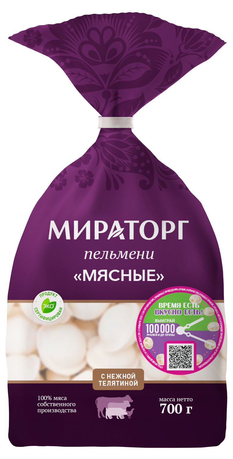 

Пельмени Мираторг Мясные, 700 г