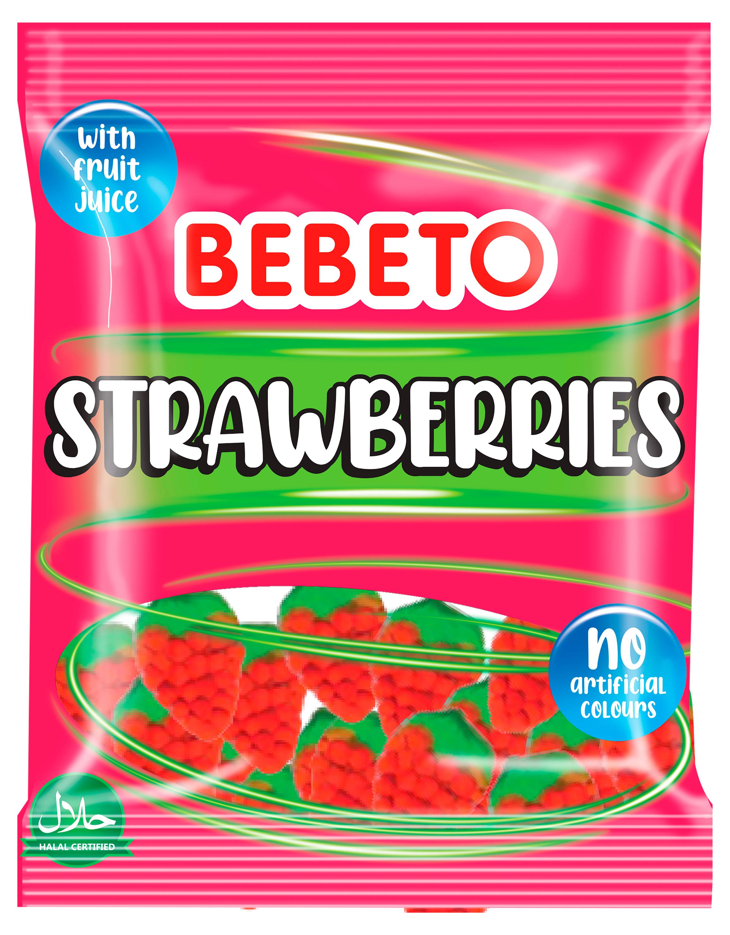 

Мармелад жевательный Bebeto Strawberry, 150 г