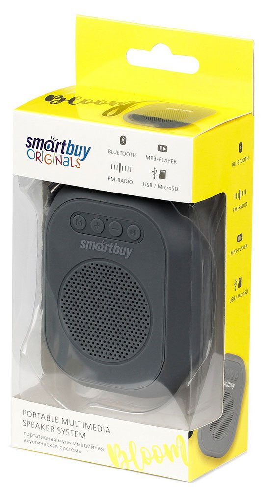 

Портативная акустическая система SmartBuy черная