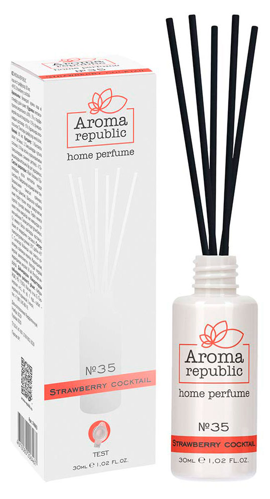 

Диффузор ароматический Aroma Republic 35 Strawberry cocktail, 30 мл