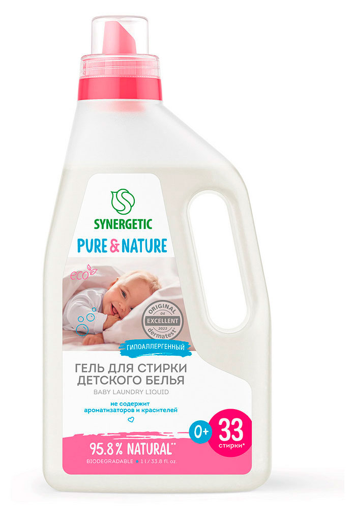 

Гель для стирки Synergetic для детского белья, 1 л