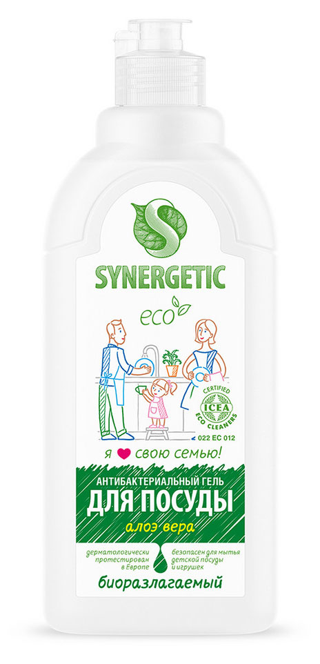 

Гель для мытья посуды Synergetic Алоэ, 500 мл