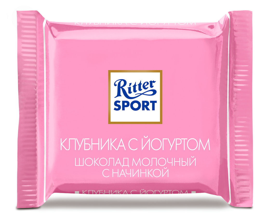 

Шоколад молочный Ritter Sport Клубника с йогуртом, 16,7 г