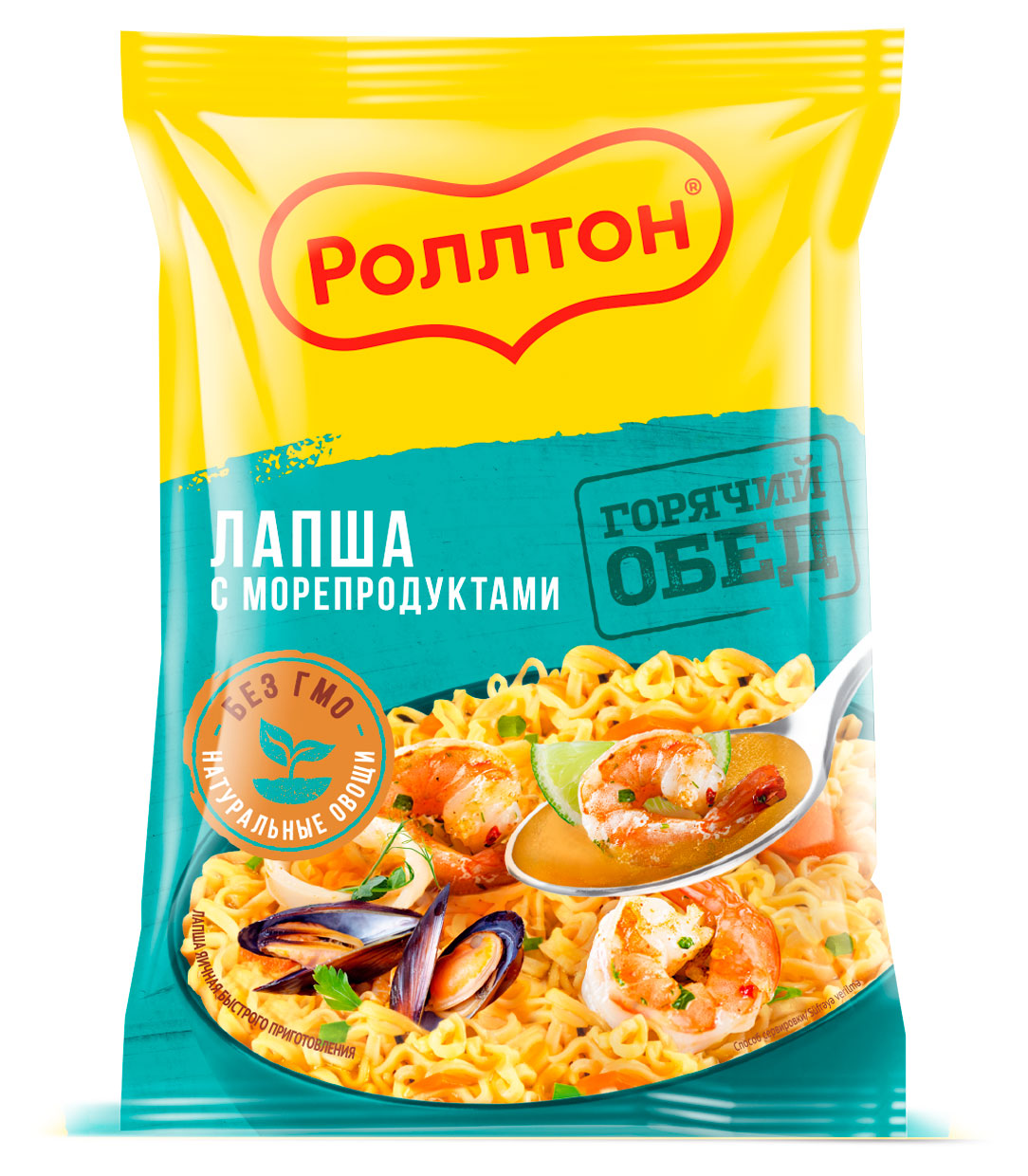 

Лапша быстрого приготовления Роллтон с морепродуктами, 85 г
