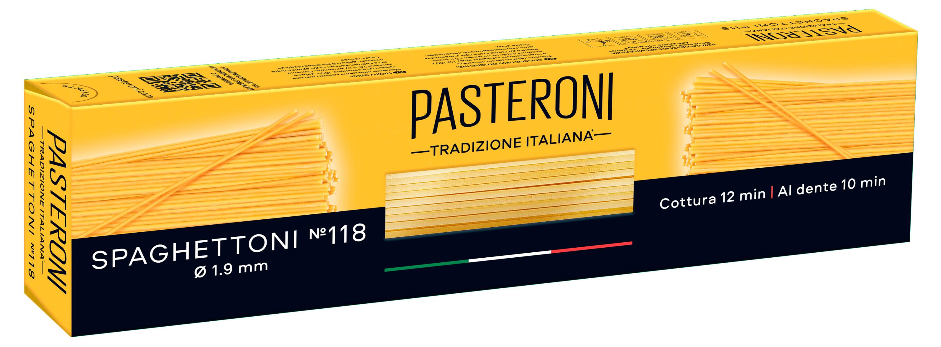 

Макаронные изделия Pasteroni Spaghettoni 118, 400 г