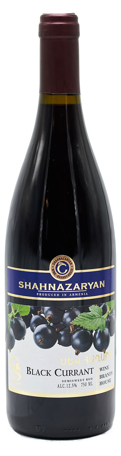 

Плодовая алкогольная продукция SHAHNAZARYAN Black Current Черная смородина Армения, 0,75 л