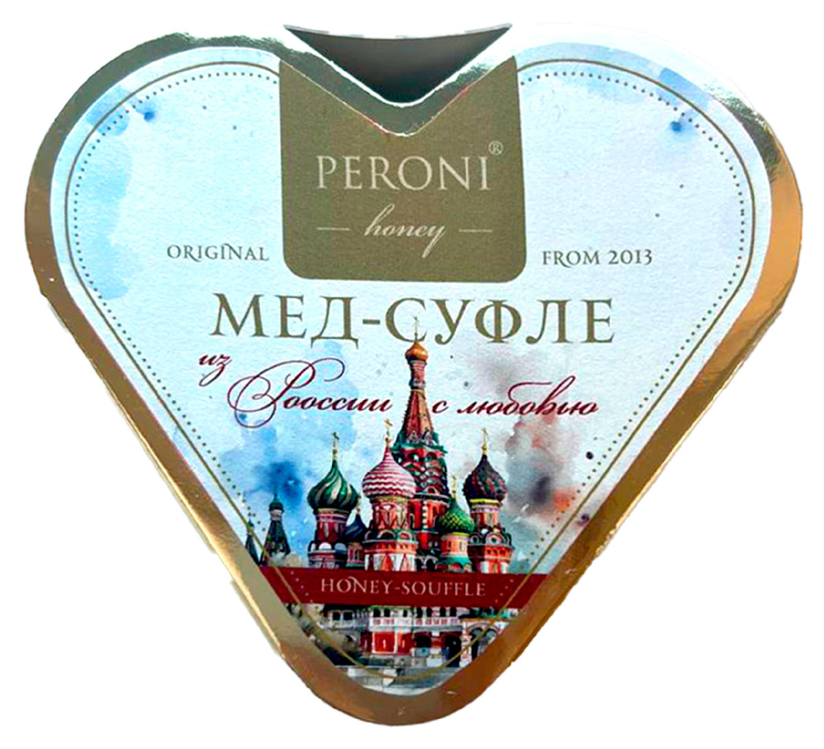 

Набор мед-суфле Peroni Из России с любовью, 3х30 г