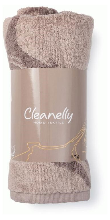 

Коврик махровый Cleanelly коричневый, 50х70 см