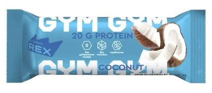 

Батончик протеиновый Protein Rex GYM кокос, 60 г
