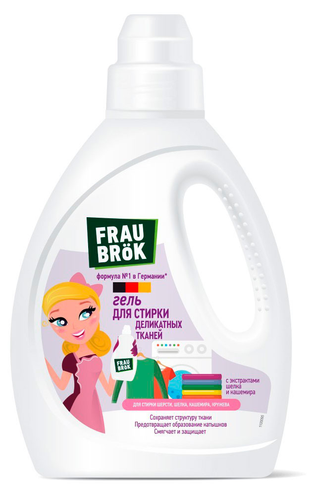 

Гель для стирки Frau Brok для деликатных тканей, 1 л