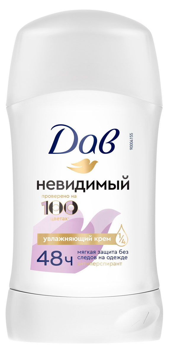 

Дезодорант-антиперспирант женский Дав Невидимый от пота и запаха стик, 40 мл