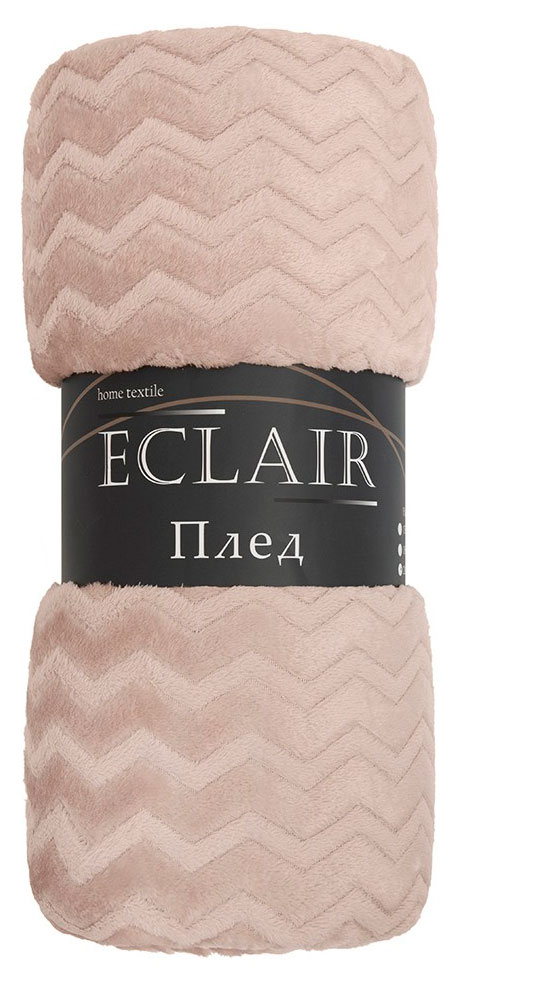 

Плед ECLAIR Зигзаг розовый, 200х220 см