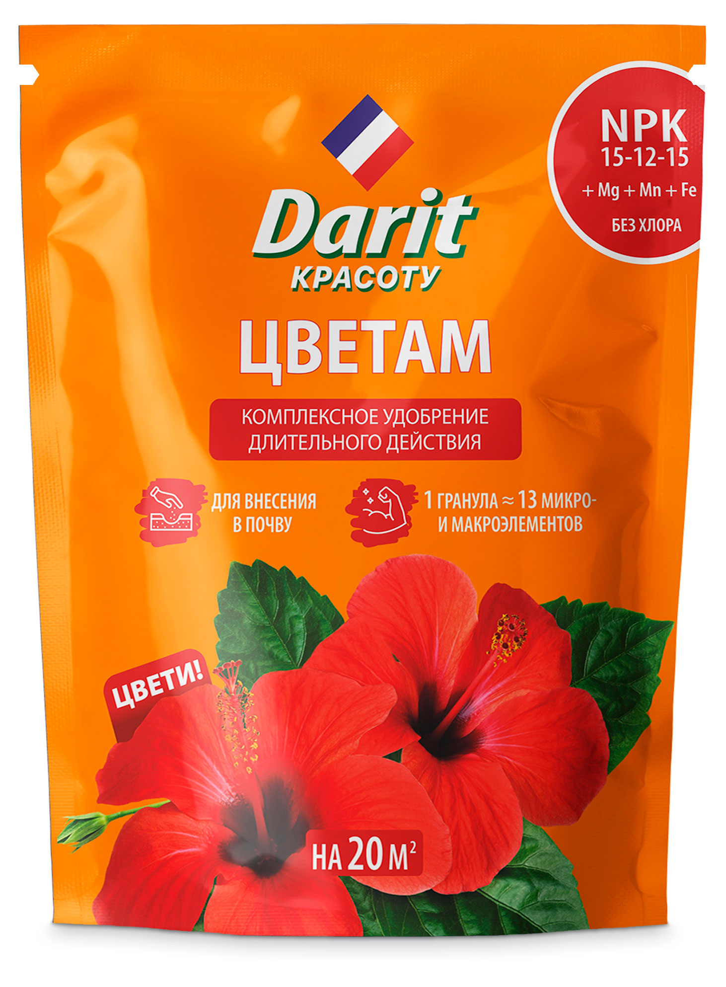 

Удобрение Darit для цветов, 400 г