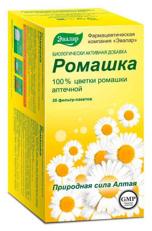 

Ромашка Эвалар, 20х1,5 г