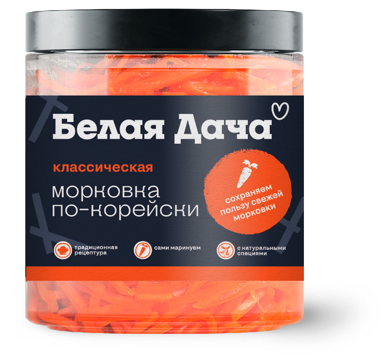 

Морковка по-корейски Белая Дача, 350 г