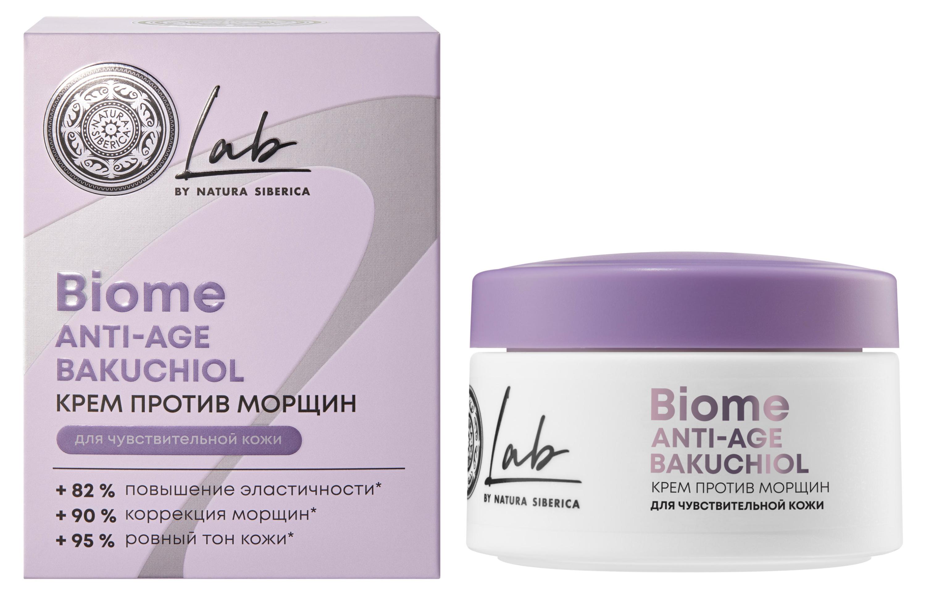 

Крем против морщин Natura Siberica LAB Biome Anti-age для чувствительной кожи, 50 мл