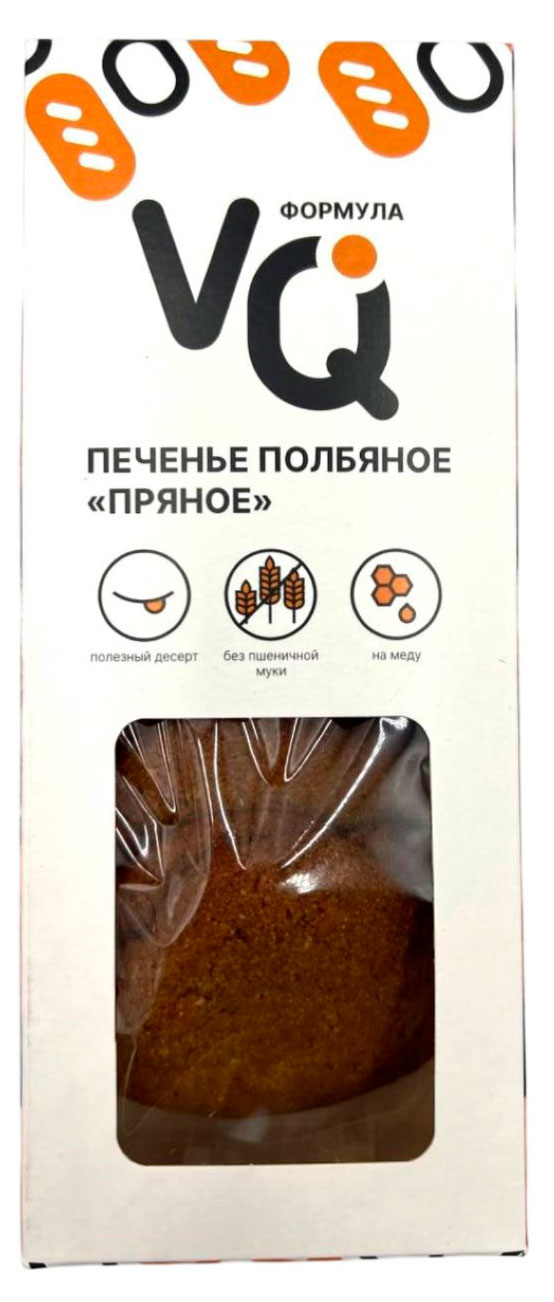 

Печенье полбяное VQ формула Пряное на меду, 150 г