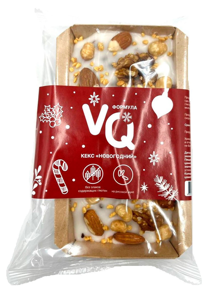 

Кекс VQ формула Новогодний на рисовой муке, 350 г
