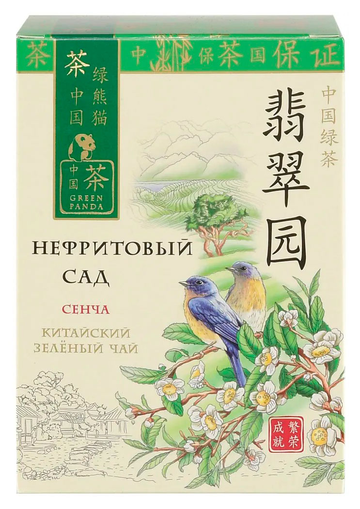 Изображение товара Зеленый чай Green Panda Нефритовый сад 25 пакетов по 2 г высший сорт