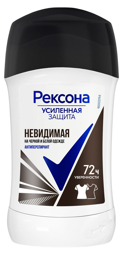 

Дезодорант-антиперспирант женский Рексона Невидимая на черной и белой одежде стик, 40 мл