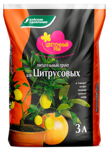 

Грунт Буйские удобрения для Цитрусовых, 3 л