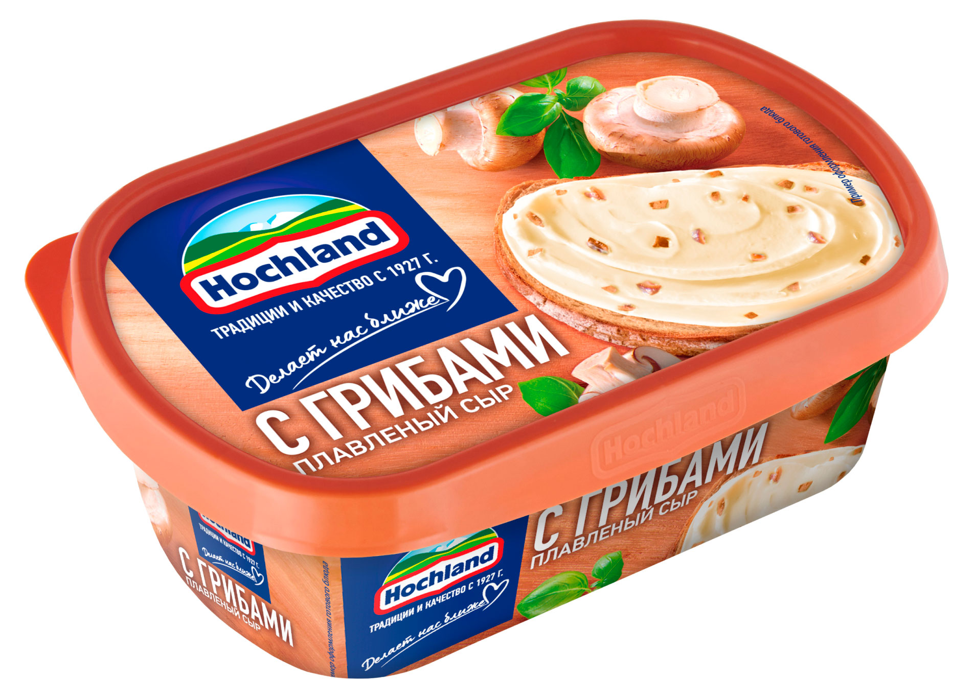 

Сыр плавленый с грибами Hochland 55% БЗМЖ, 200 г