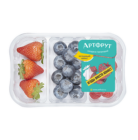 

Ягодный микс Артфрут голубика-малина-клубника, 150 г
