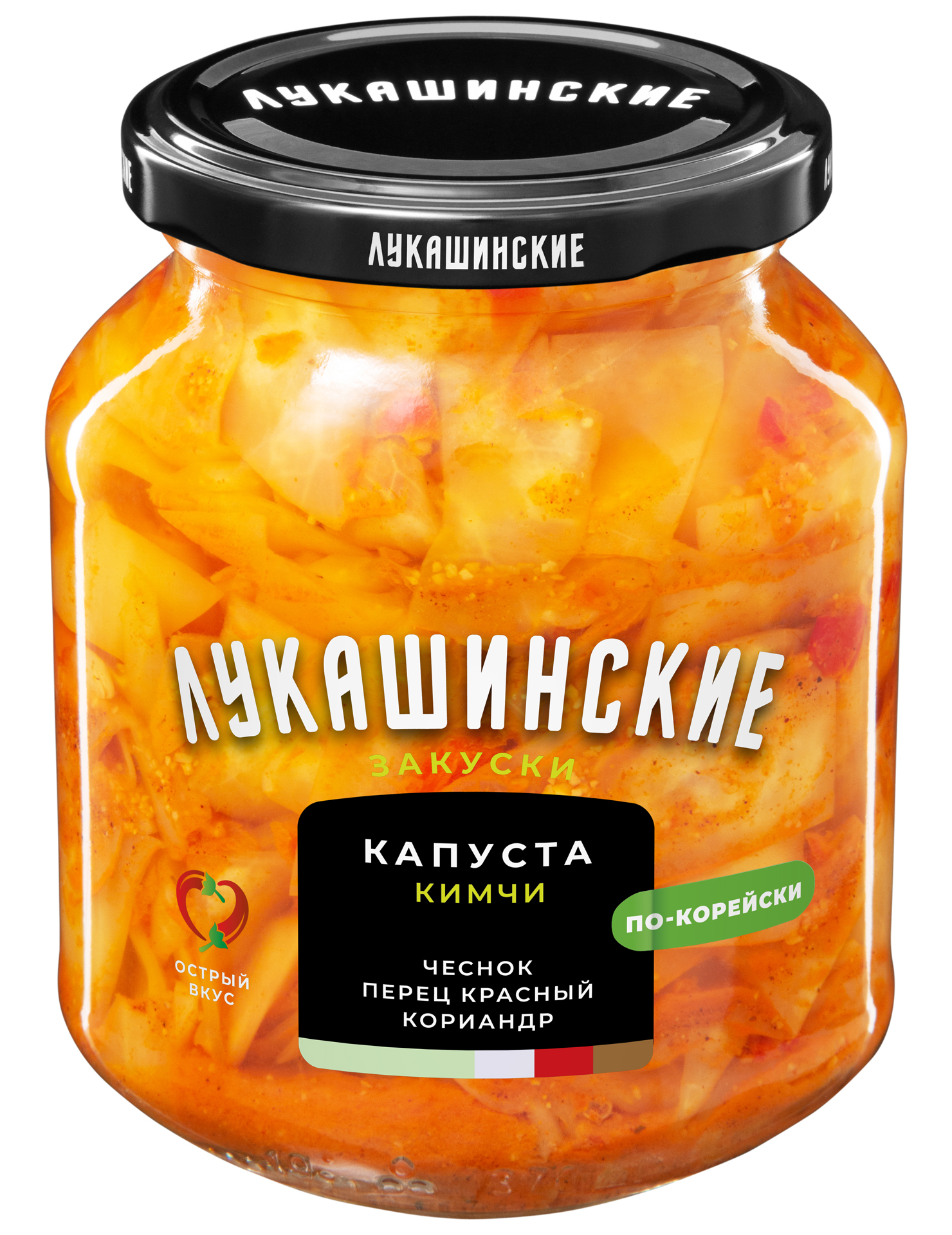

Капуста кимчи Лукашинские по-корейски, 340 г