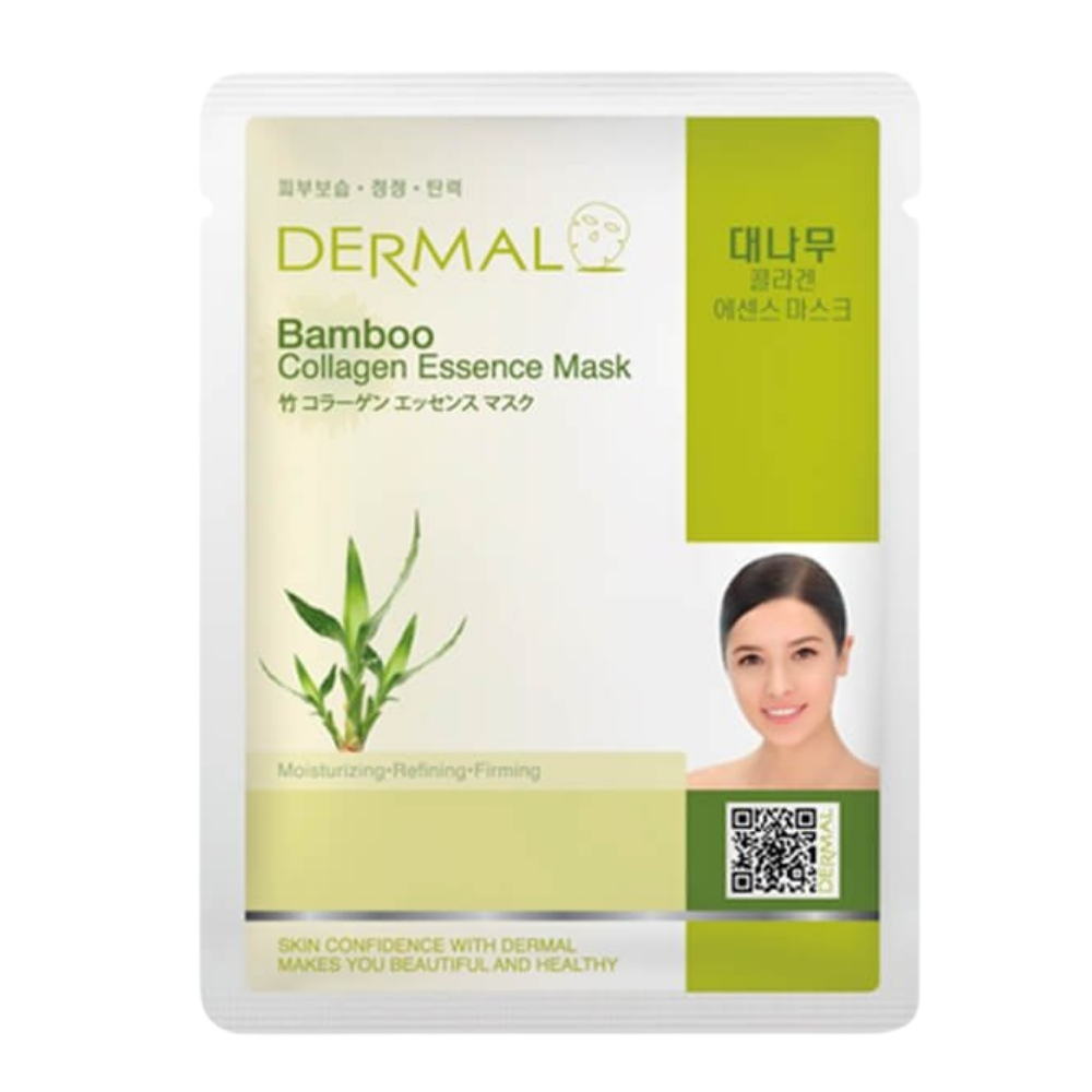 

Маска тканевая Dermal Essence Mask с экстрактом бамбука и коллагеном, 23 мл