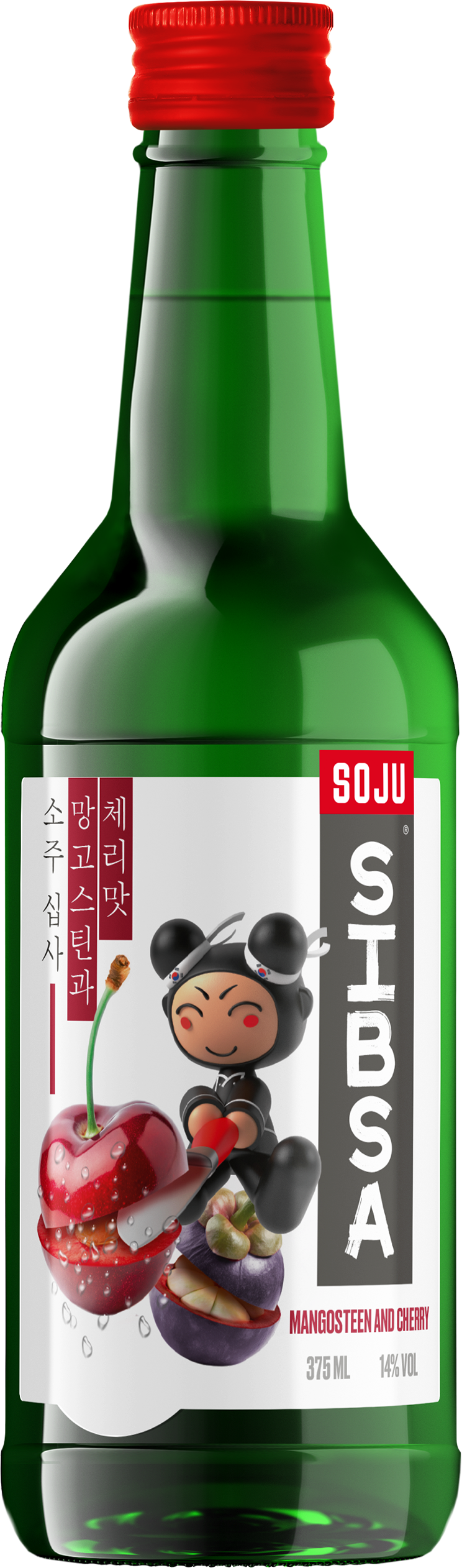 

Соджу Sibsa cherry mix 14%, 375 мл