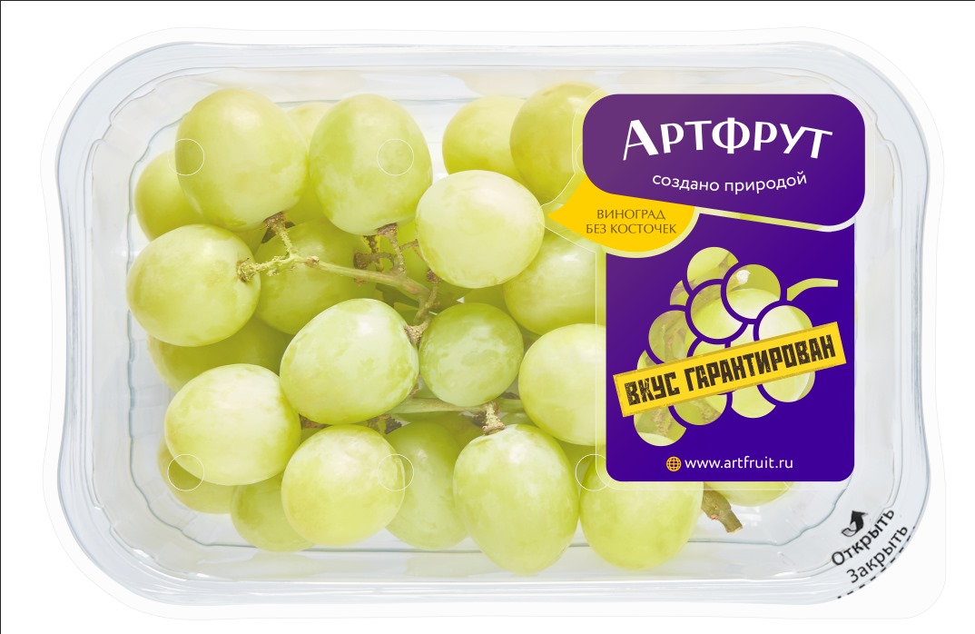 

Виноград белый Артфрут без косточек, 500 г