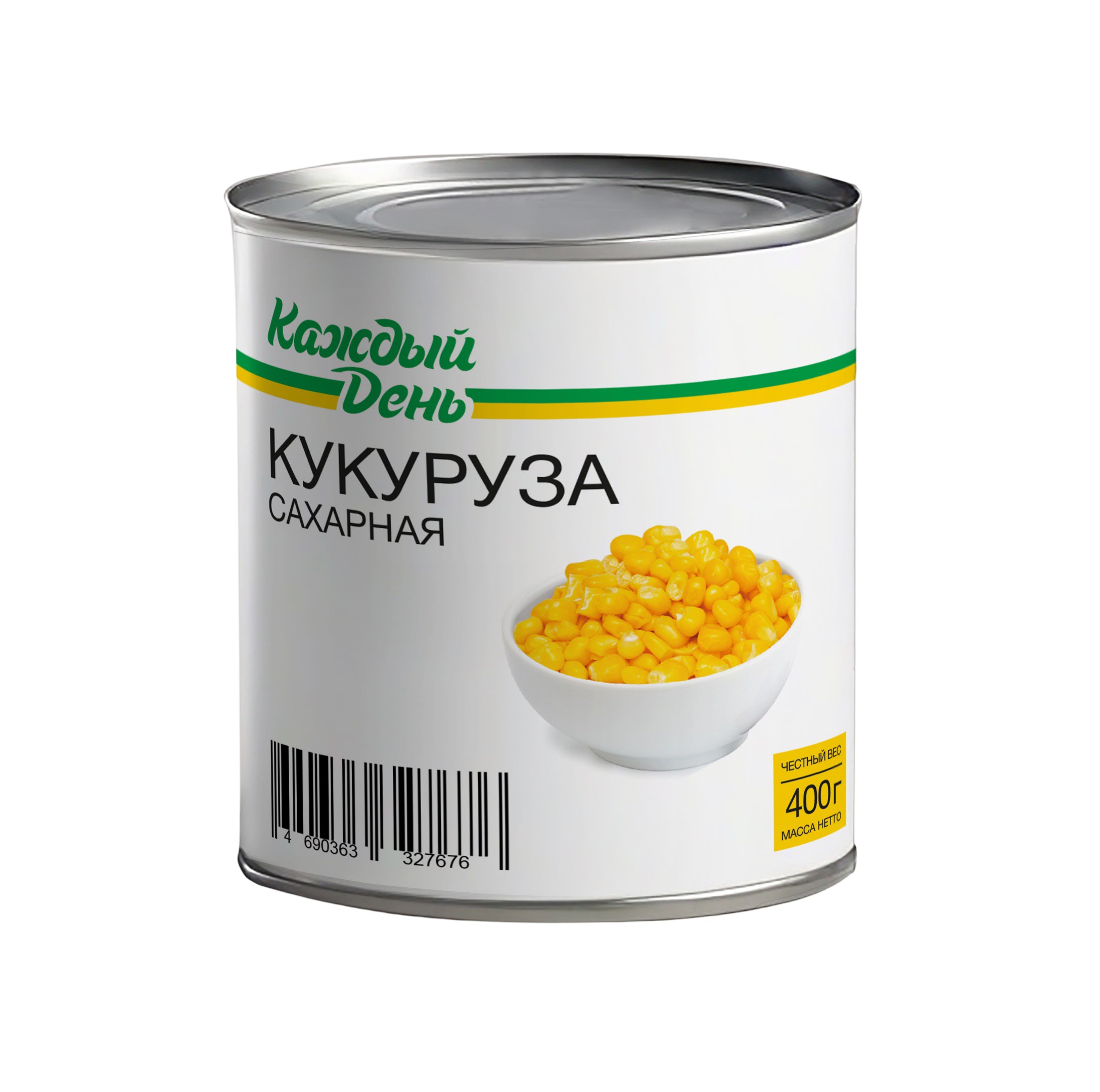 Изображение товара Кукуруза сахарная «Каждый день» 400 г - качественный продукт и выгодная цена