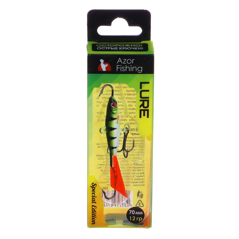 

Балансир Azor Fishing Фишер 70 мм, 12 г в ассортименте