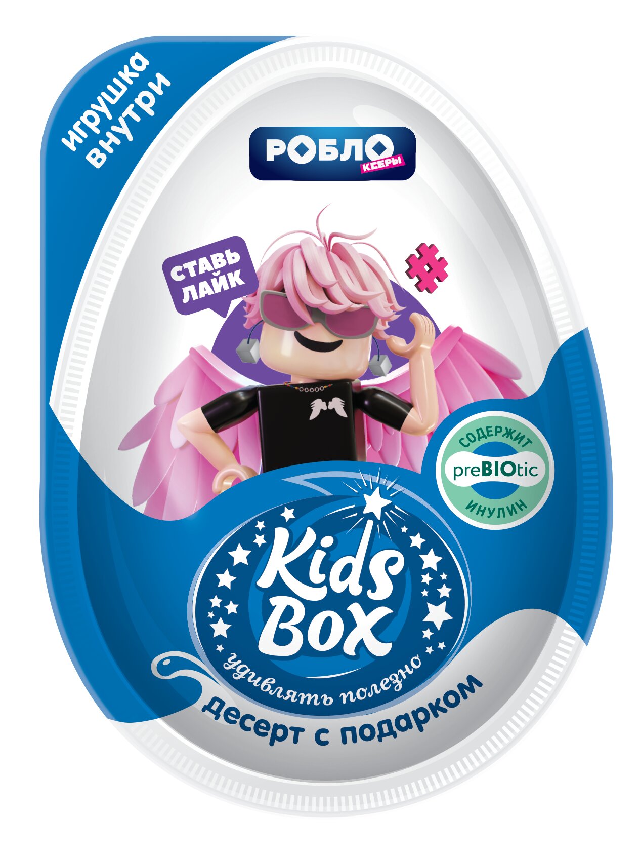 

Десерт Kids Box с подарком Роблокс, 20 г