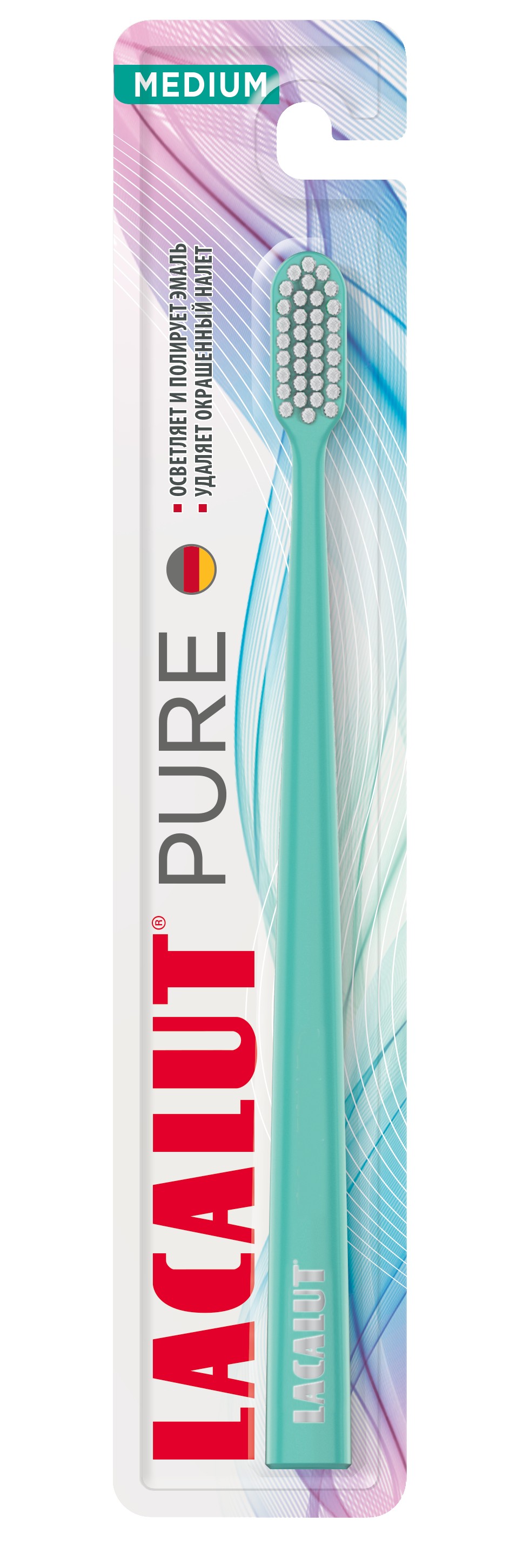 

Зубная щетка Lacalut Pure Medium, 1 шт