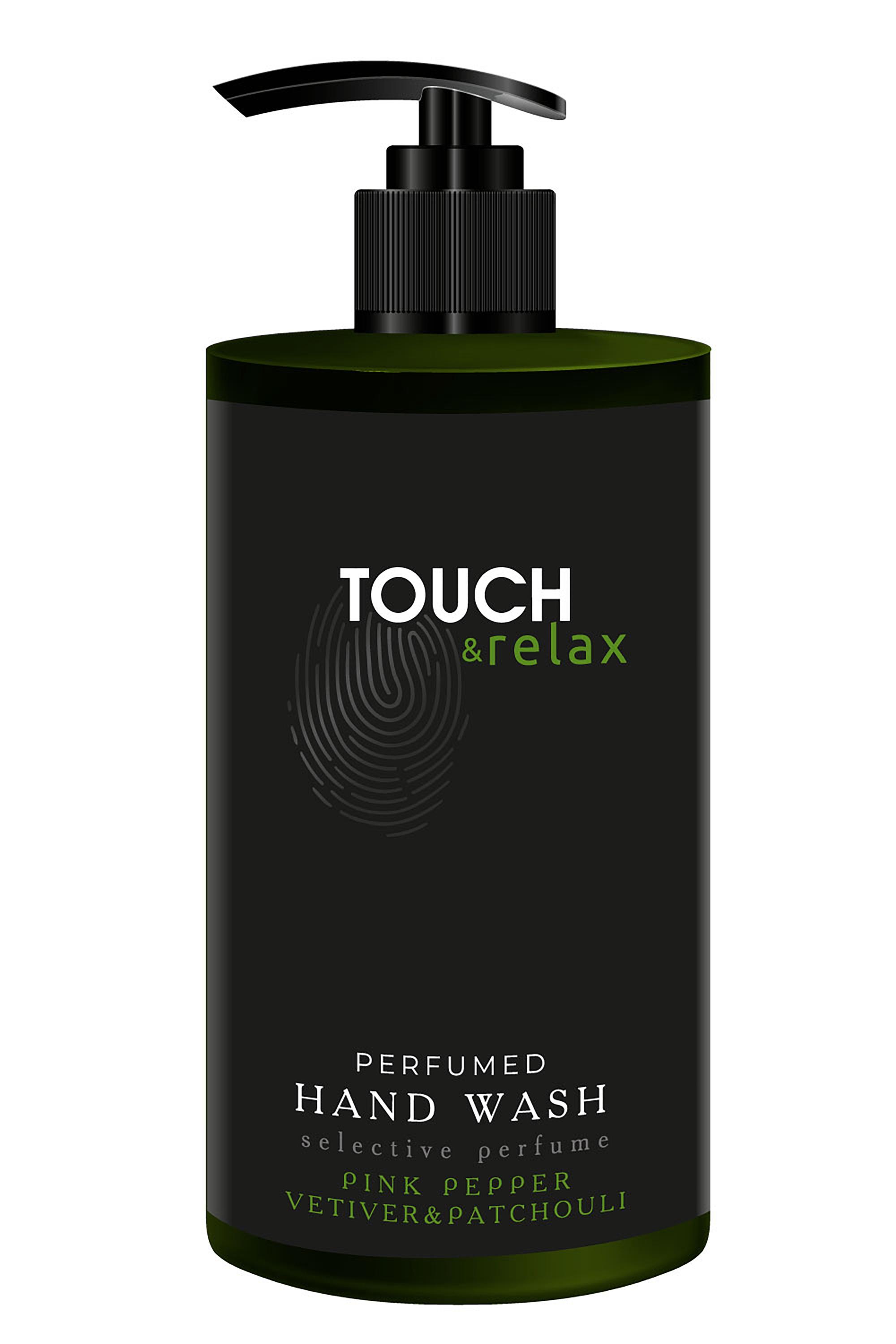 

Гель для мытья рук парфюмированный Touch& Relax розовый перец ветивер и пачули, 450 мл