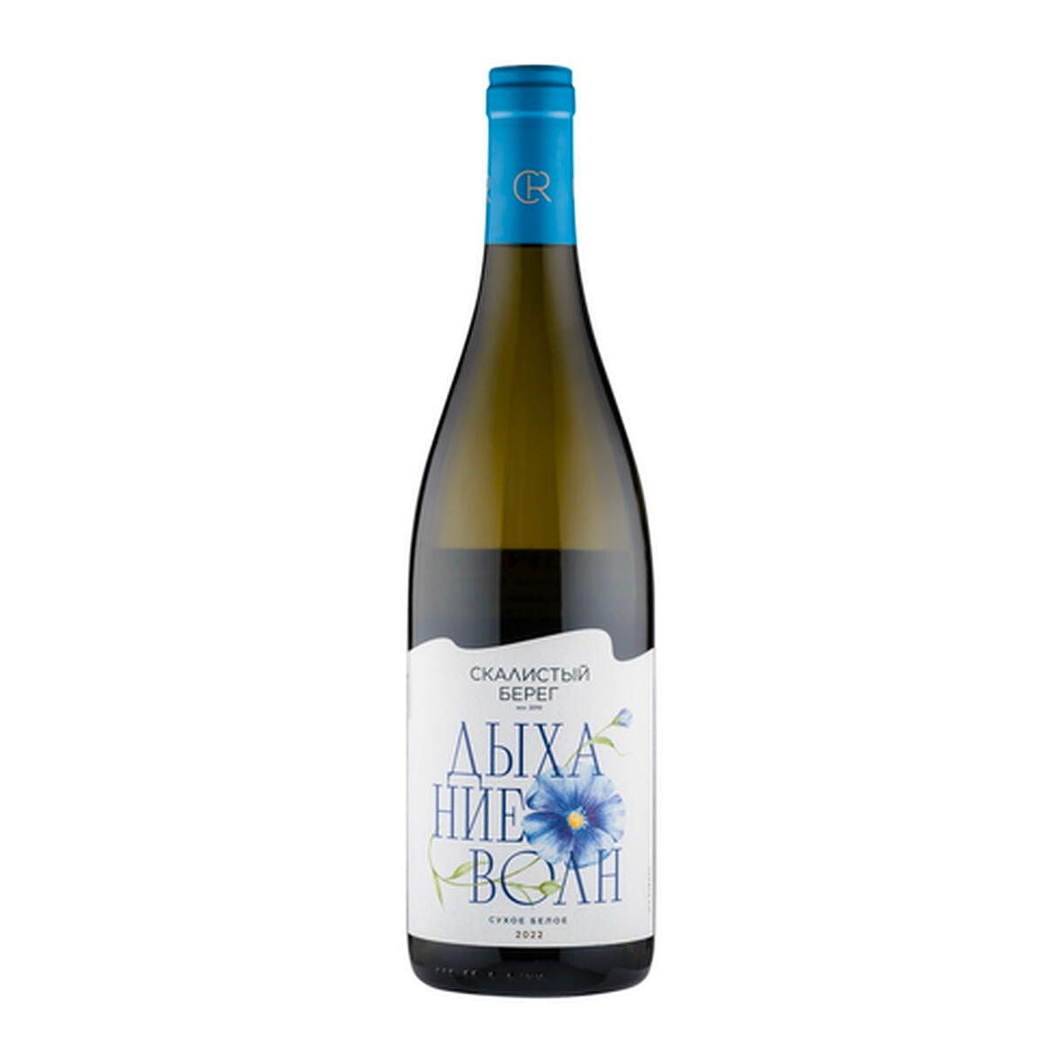 Изображение товара Вино «Скалистый берег» Дыхание волн белое сухое Россия, 0,75 л