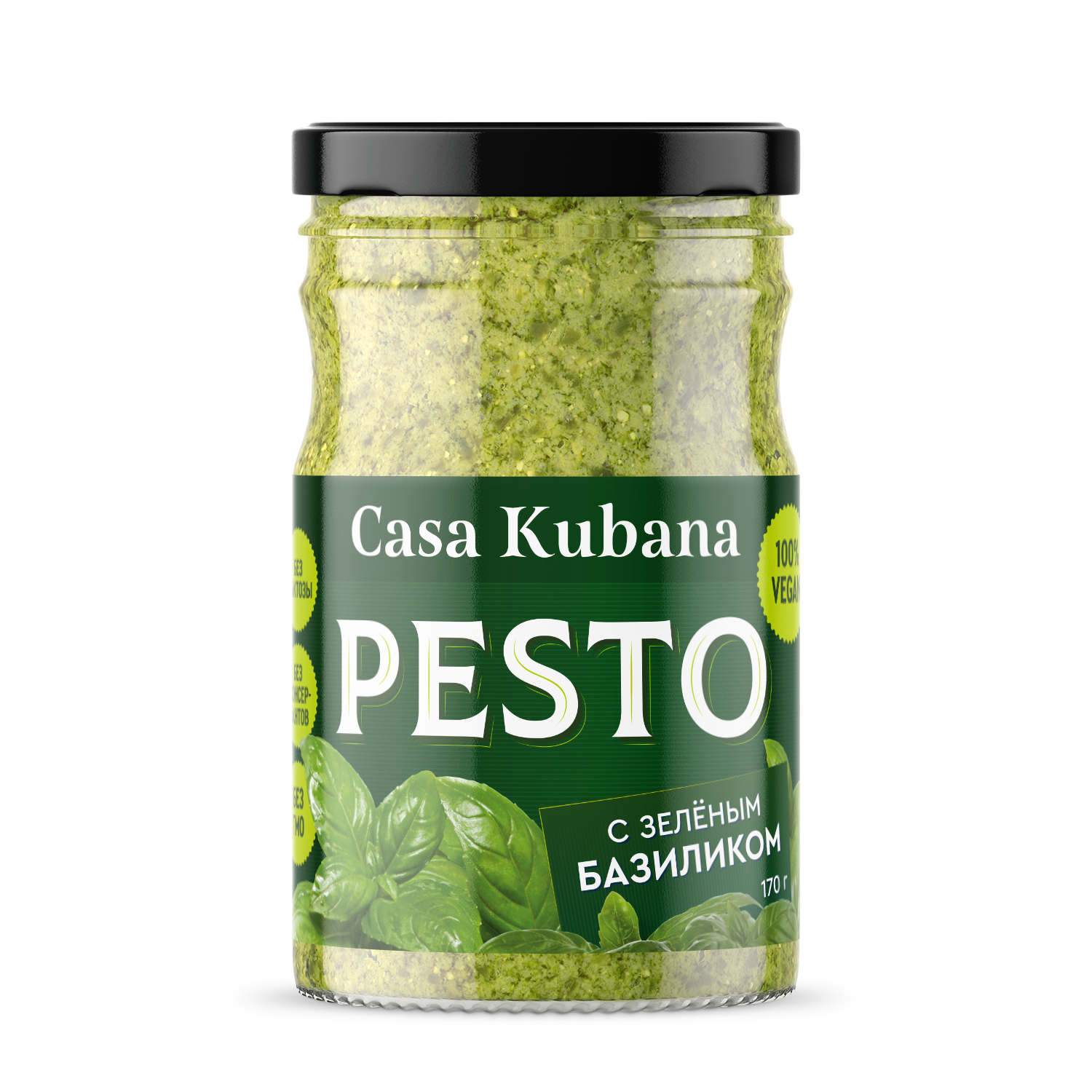 

Соус Casa Kubana Песто из свежего базилика, 170 г