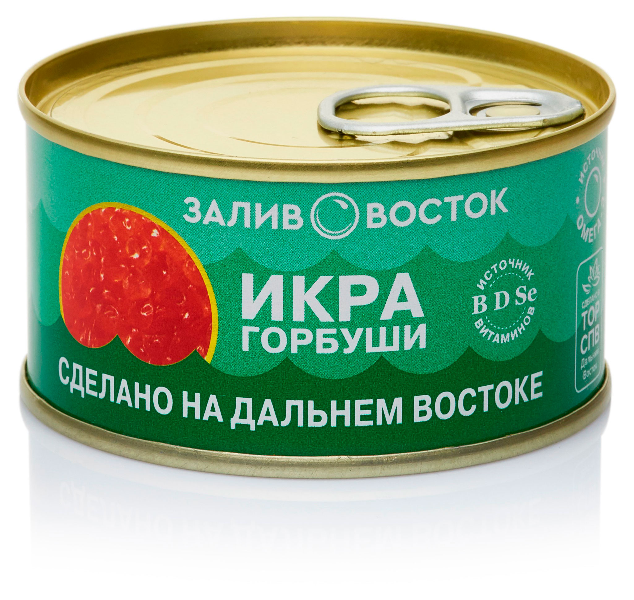 

Икра горбуши Залив Восток, 140 г
