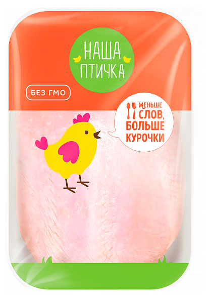 

Грудка цыплят-бройлеров Наша Птичка охлажденная, ~ 1 кг