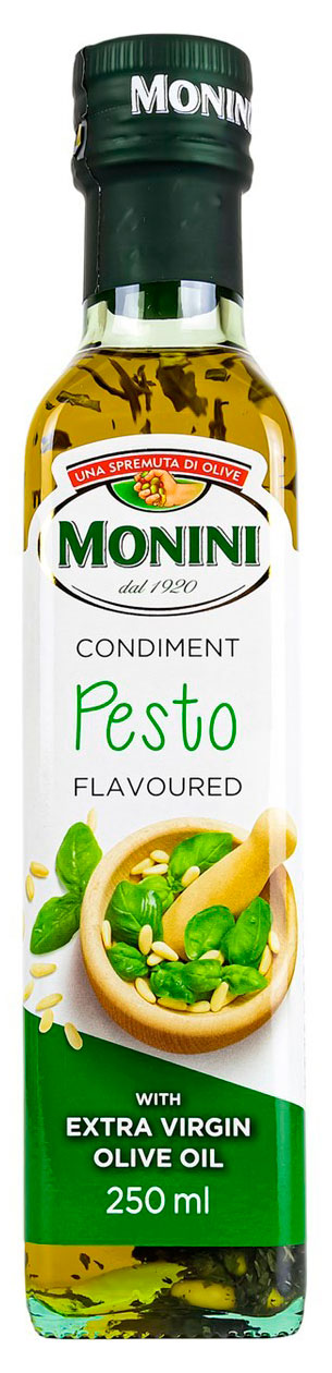 

Масло оливковое Monini Pesto с базиликом и кедровыми орешками, 250 мл