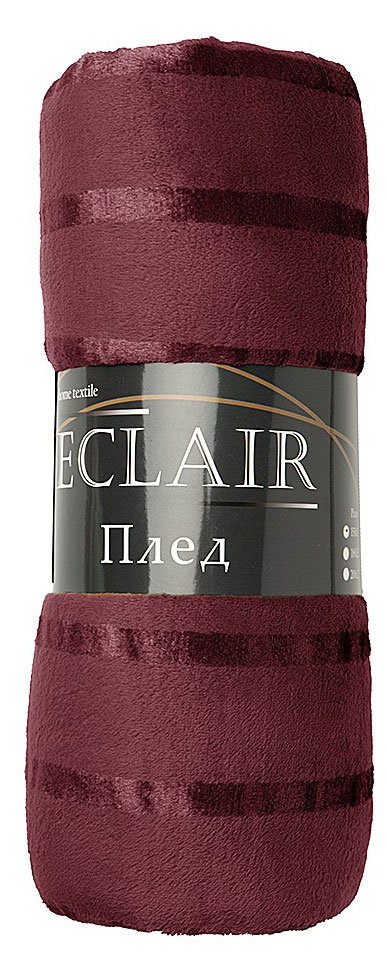 

Плед ECLAIR бордо, 150х200 см