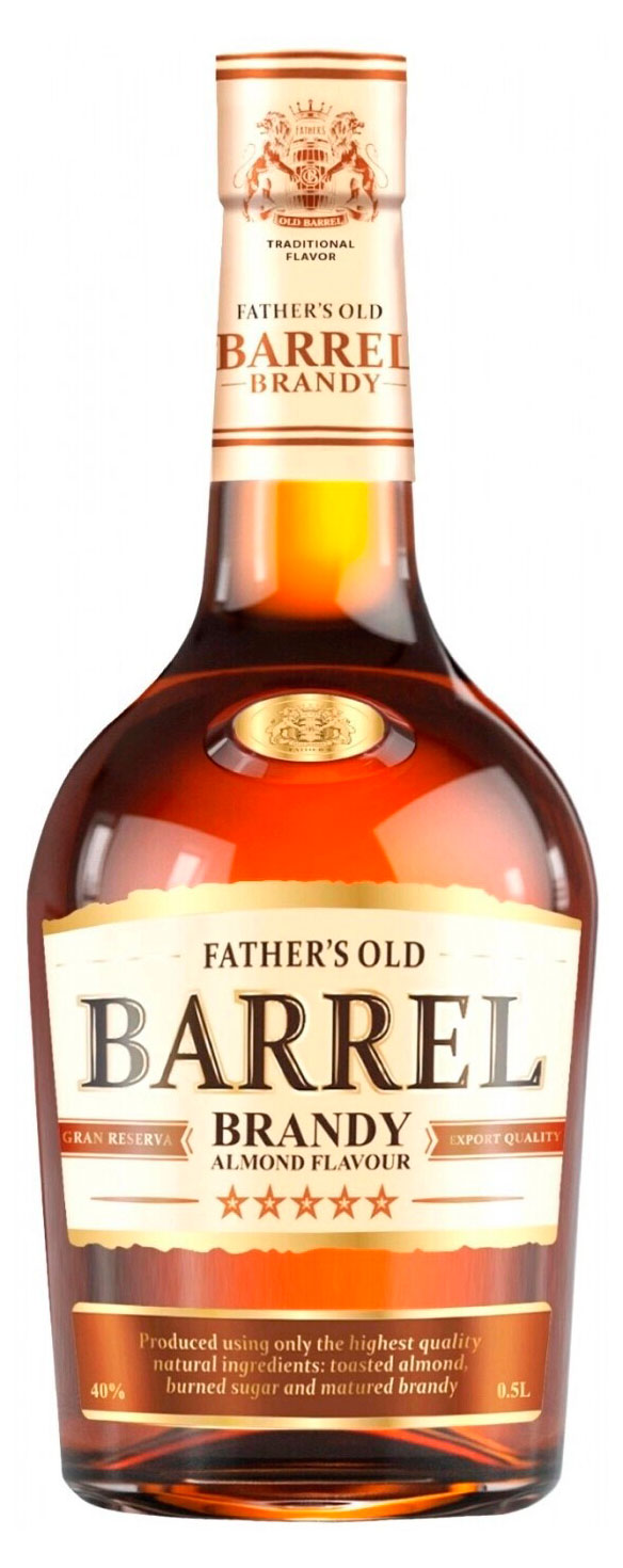 

Бренди Father's Old Barrel Almond Flavour Россия, 0,5 л