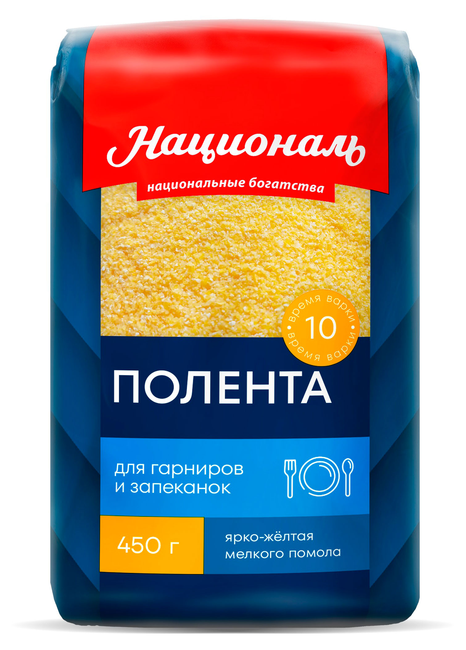 

Кукурузная крупа шлифованная Националь Полента, 450 г