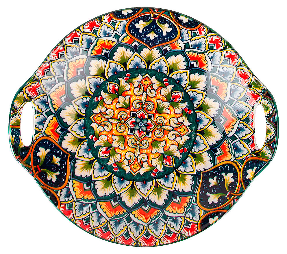 

Блюдо с ручками Nouvelle Home Arabesque, 22,5х20,5х4,5 см