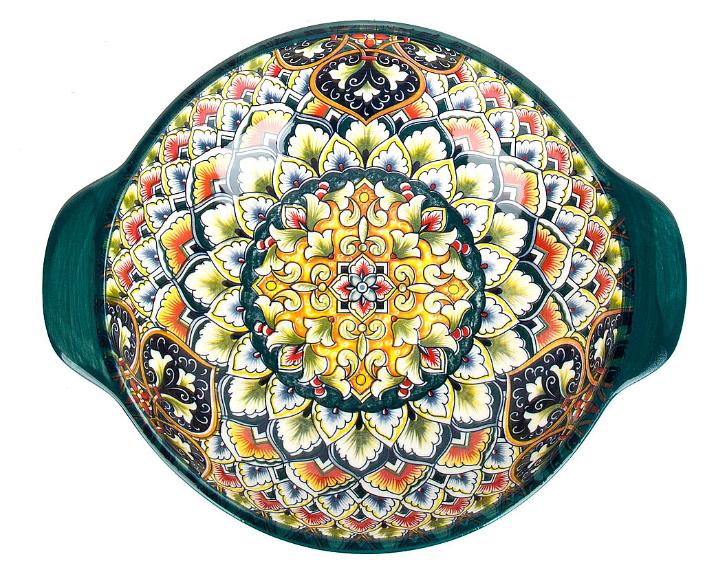 

Салатник с ручками Nouvelle Home Arabesque, 25х20,5х6 см