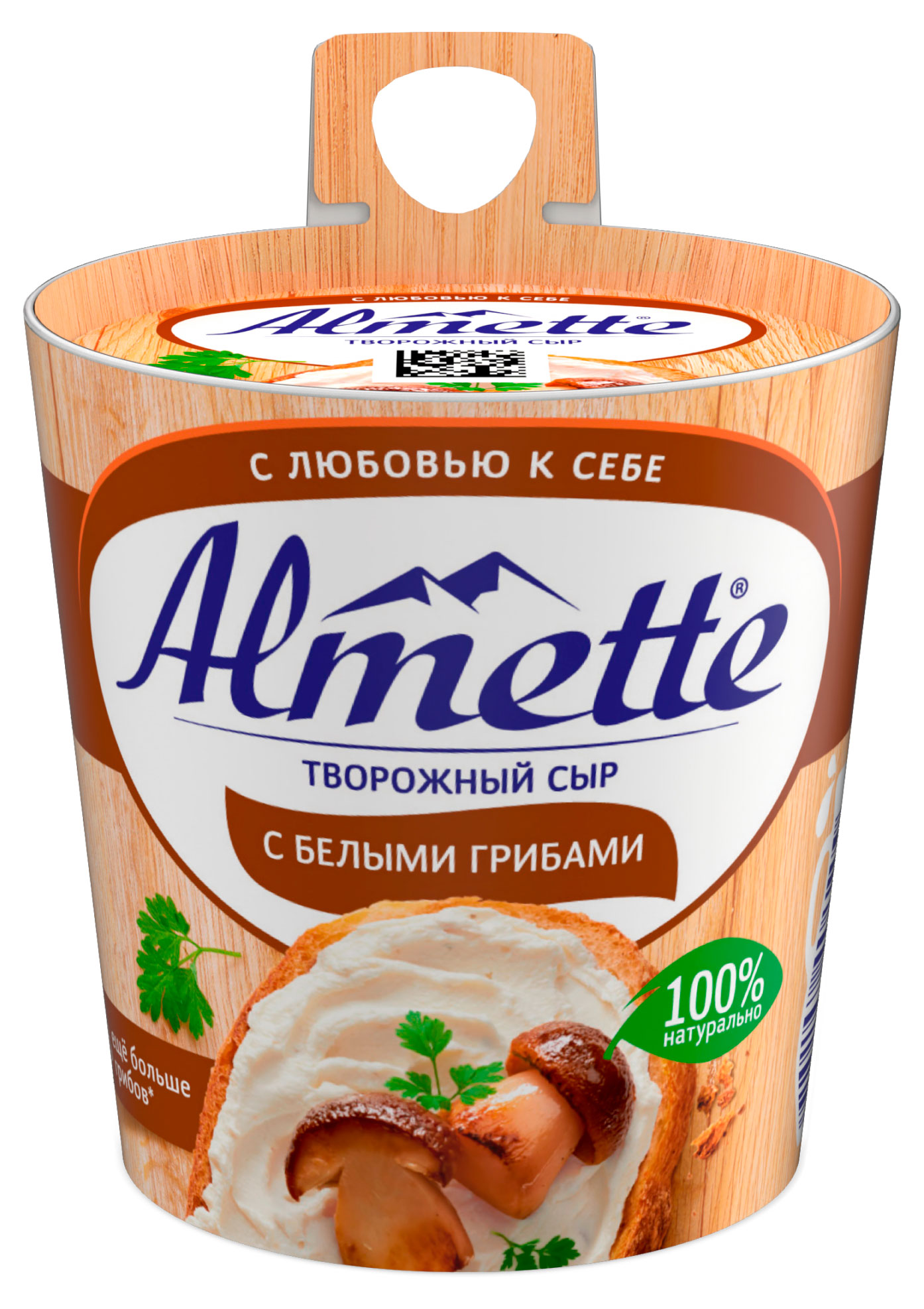 

Сыр творожный с белыми грибами Almette 60% БЗМЖ, 150 г
