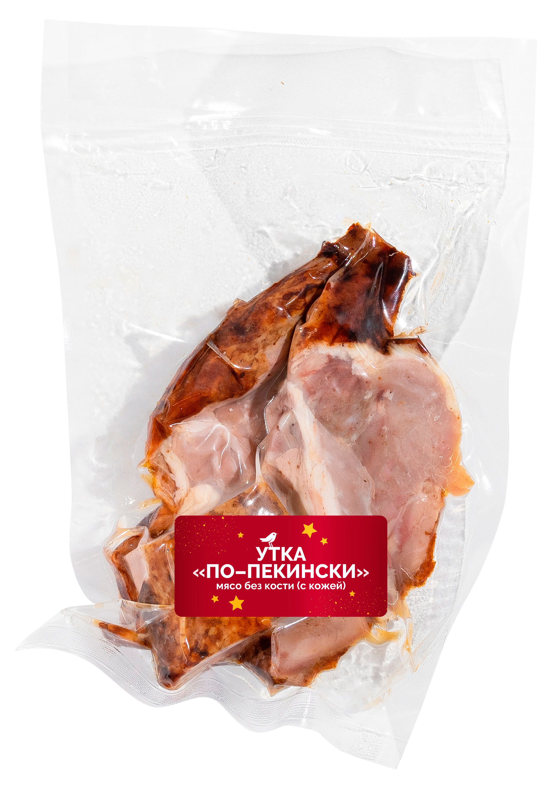 

Утка по-пекински АШАН мясо без кости с кожей, 250 г