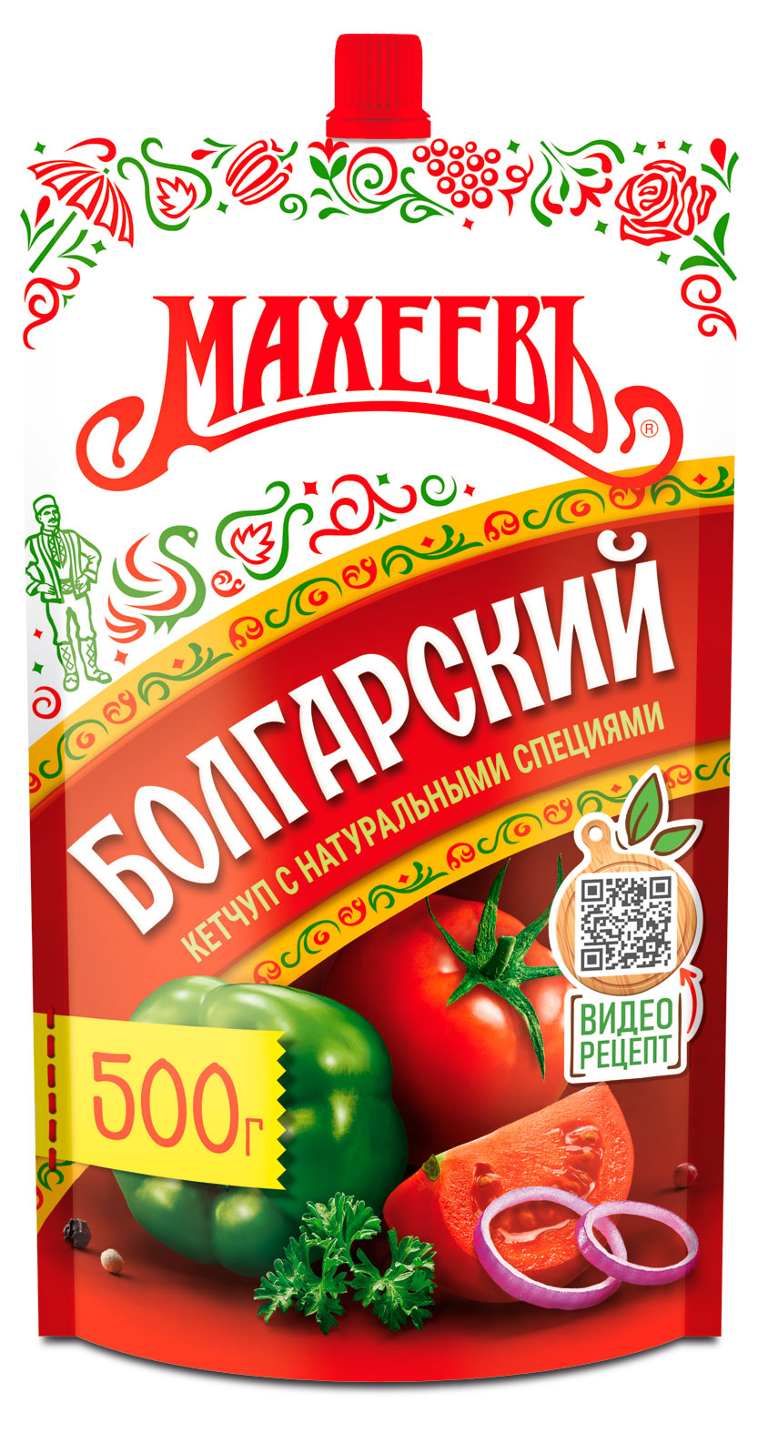 Изображение товара Кетчуп томатный «МАХЕЕВЪ» Болгарский, 500 г