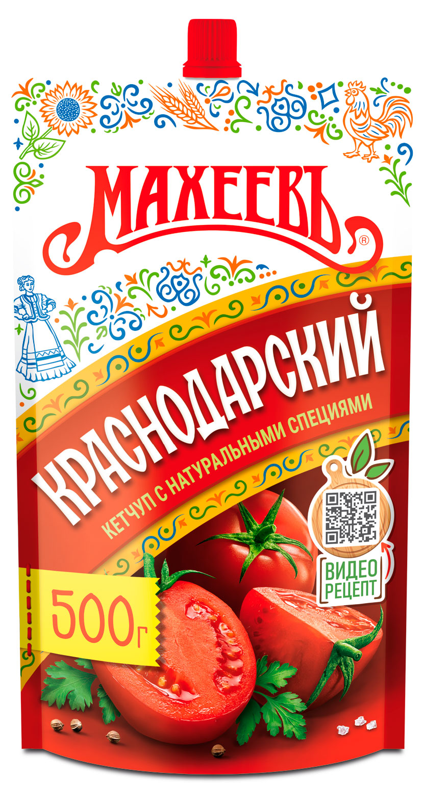 

Кетчуп томатный МАХЕЕВЪ Краснодарский, 500 г